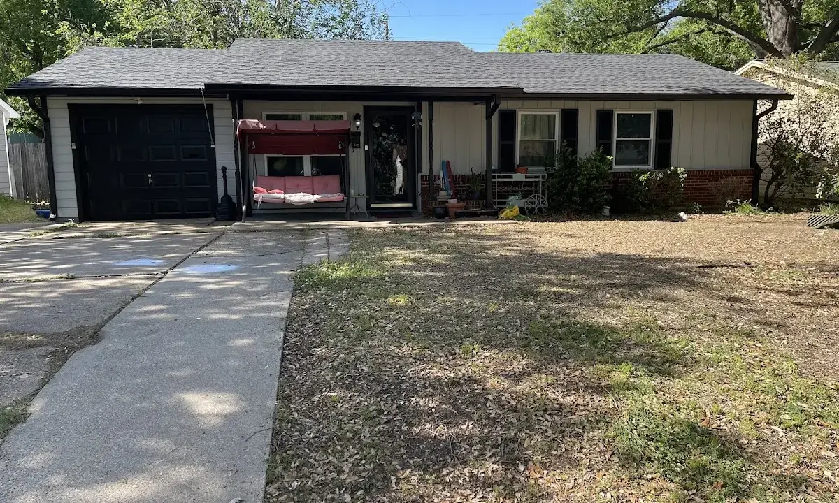 Asphalt Shingle Roof Repair crew at work on a residential roof in Adairsville